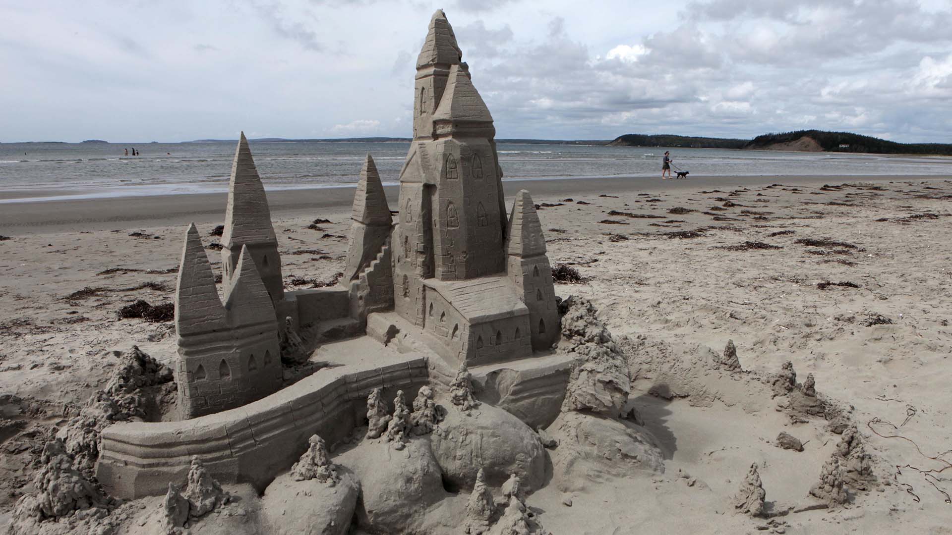 Sandcastle at Clam Harbor Sandcastle Competition